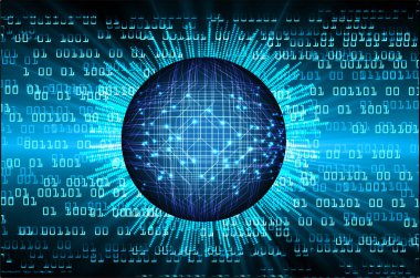 göz siber devre gelecekteki teknoloji konsepti