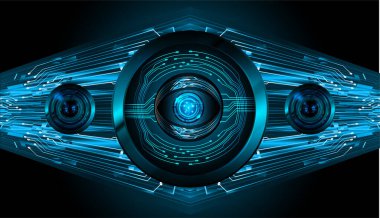 Siber devre gelecekteki teknoloji kavramı