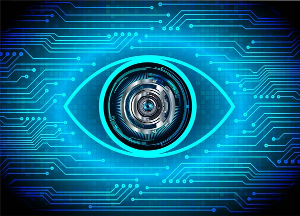 göz siber devre gelecekteki teknoloji konsepti