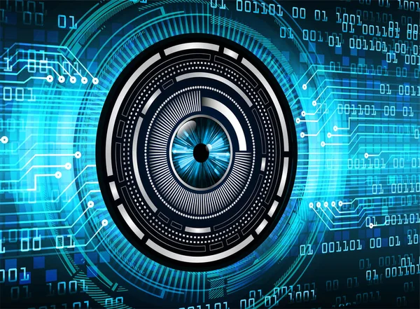 göz siber devre gelecekteki teknoloji konsepti