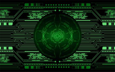 göz siber devre gelecek teknoloji konsepti arka plan, küresel soyut arkaplan