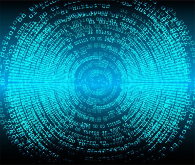 göz siber devre gelecekteki teknoloji konsepti