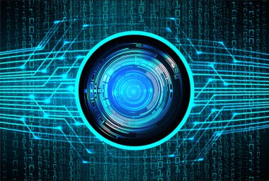 Siber devre gelecekteki teknoloji kavramı