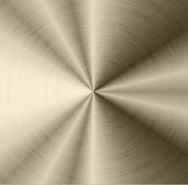 Plaque Métallique Brossée Avec Motif Circulaire — Image vectorielle