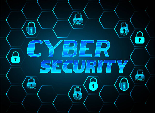 Концепция кибербезопасности на виртуальном экране