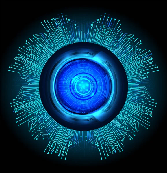 göz siber devre gelecekteki teknoloji konsepti