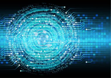 Siber devre gelecekteki teknoloji kavramı