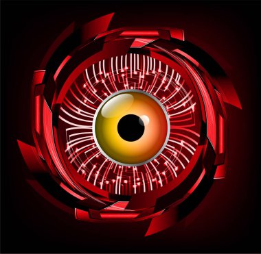 Siber devre gelecekteki teknoloji kavramı