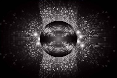 Siber devre gelecekteki teknoloji kavramı