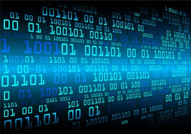 Verilerle birlikte ikili kodların dijital bileşimi