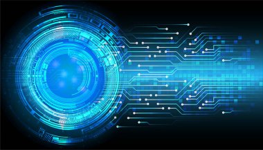 göz siber devre gelecekteki teknoloji konsepti