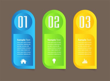Web sitesi, bilgisayar grafiği, teknoloji ve internet için renkli modern metin kutusu şablonu, afiş