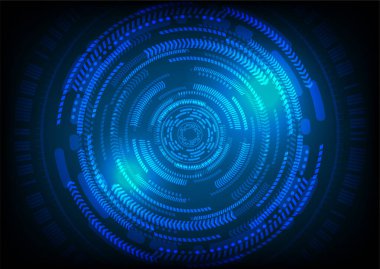 Siber devre gelecekteki teknoloji kavramı