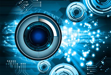 Siber devre gelecekteki teknoloji kavramı