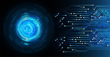 Siber devre gelecekteki teknoloji kavramı