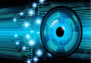 Siber devre gelecekteki teknoloji kavramı