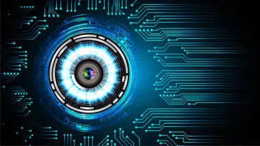 Siber devre gelecekteki teknoloji kavramı