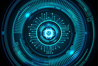 Siber devre gelecekteki teknoloji kavramı