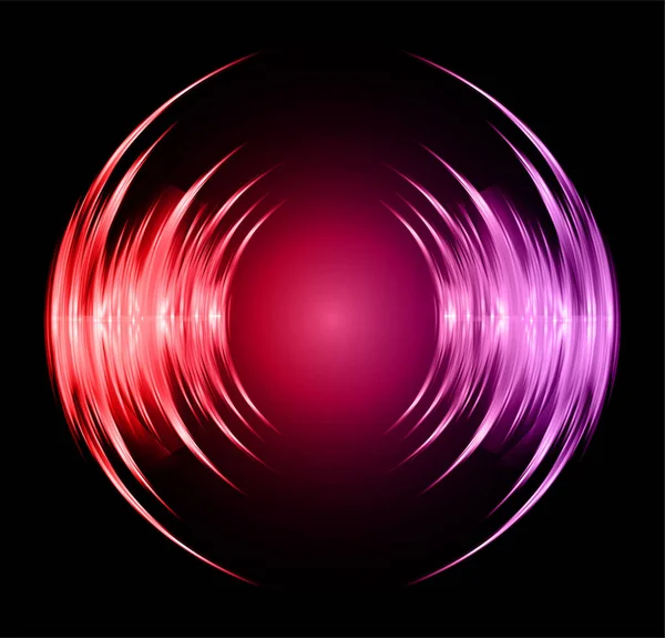 Fond Abstrait Avec Des Cercles Lumineux — Image vectorielle
