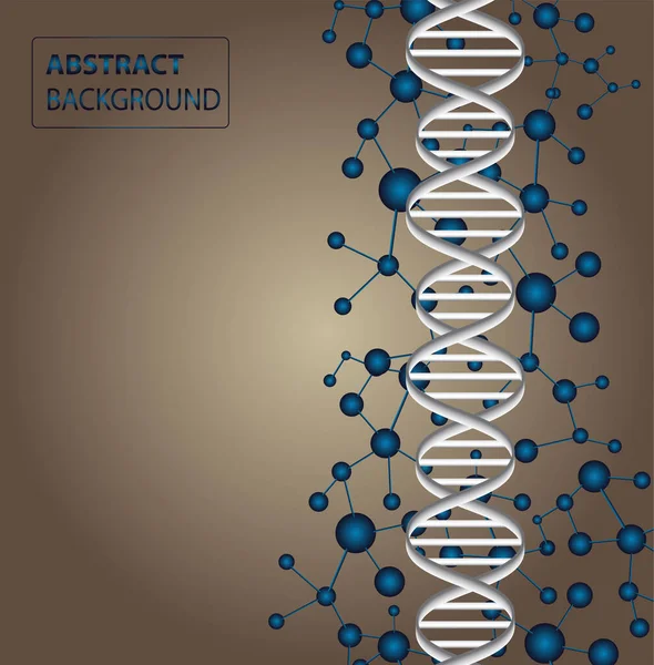 DNA molekül arka planı. vektör illüstrasyonu