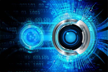 Siber devre gelecekteki teknoloji kavramı