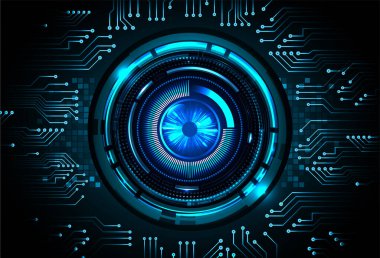 Siber devre gelecekteki teknoloji kavramı