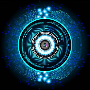 Siber devre gelecekteki teknoloji kavramı