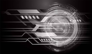 Siber devre gelecekteki teknoloji kavramı