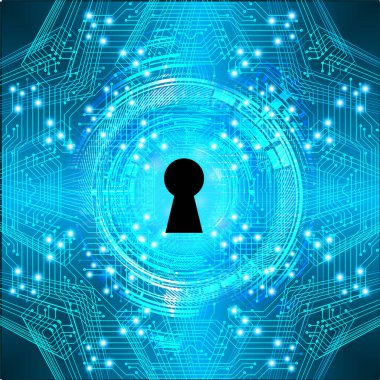 Siber devre gelecekteki teknoloji kavramı