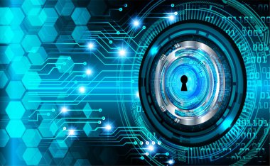 göz siber devre gelecekteki teknoloji konsepti