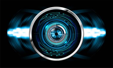 göz siber devre gelecekteki teknoloji konsepti