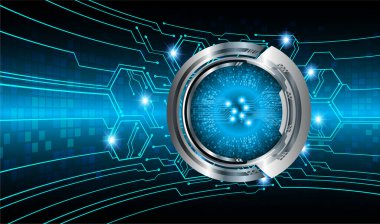 göz siber devre gelecekteki teknoloji konsepti