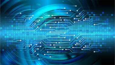 Siber devre gelecekteki teknoloji kavramı