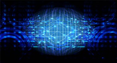 soyut mavi duvar kağıdı, dijital arkaplan