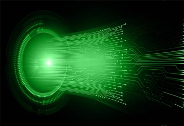 göz siber devre gelecekteki teknoloji konsepti