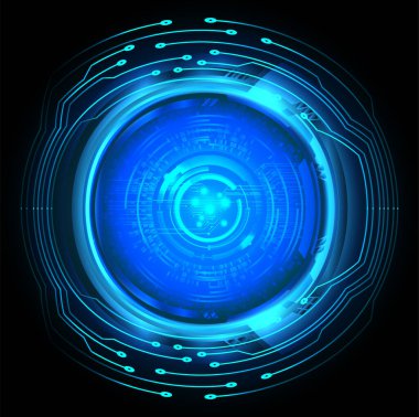 Siber devre gelecekteki teknoloji kavramı