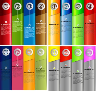 Web sitesi, bilgisayar grafiği, teknoloji ve internet için renkli modern metin kutusu şablonu, afiş