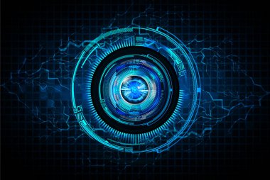 Siber devre gelecekteki teknoloji kavramı