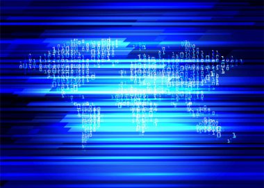 soyut gelecek duvar kağıdı, dijital arkaplan