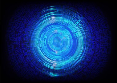 Siber devre gelecekteki teknoloji kavramı