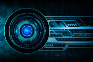 Siber devre gelecekteki teknoloji kavramı