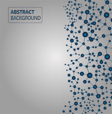 DNA molekülü. vektör arkaplanı.