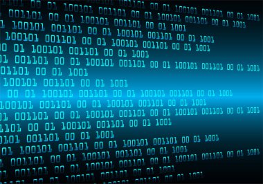 mavi renkli modern dijital duvar kağıdı, teknoloji konsepti