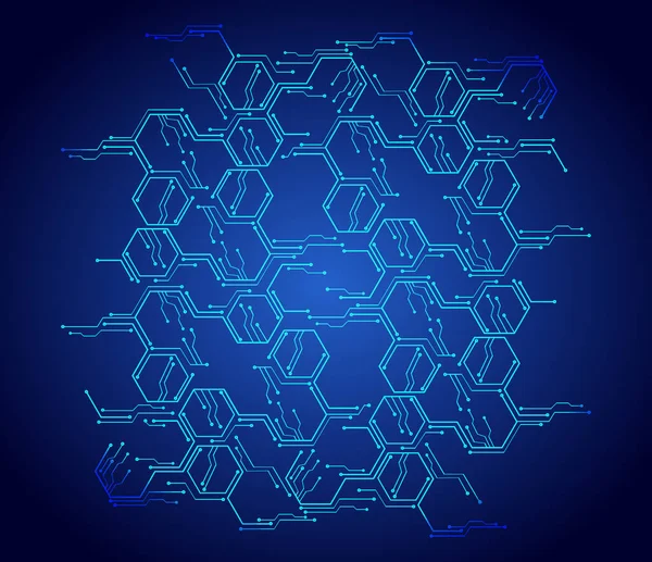 Абстрактні Блакитні Шпалери Цифровий Фон — стоковий вектор