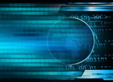 Siber devre gelecekteki teknoloji kavramı