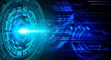 Siber devre gelecekteki teknoloji kavramı