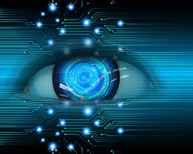 Siber devre gelecekteki teknoloji kavramı