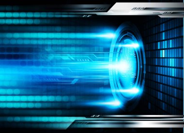 Siber devre gelecekteki teknoloji kavramı