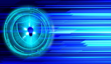 anahtar deliği ile arkaplan illüstrasyonu, dijital güvenlik kavramı