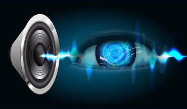 göz siber devre gelecekteki teknoloji konsepti